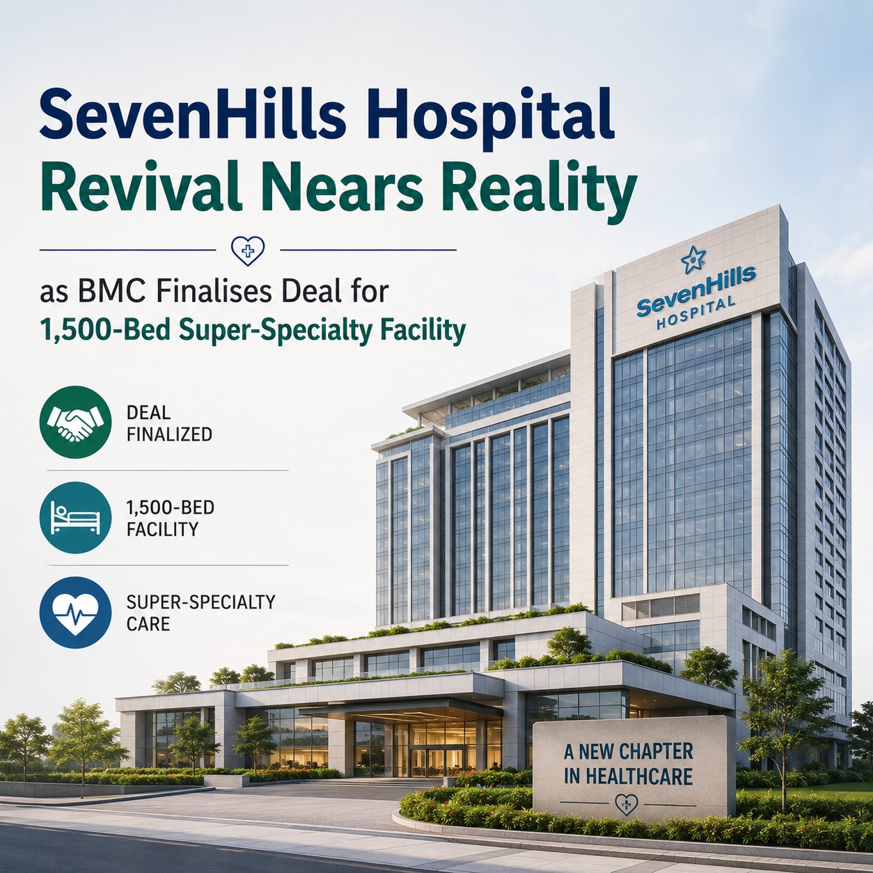SevenHills Hospital Revival Nears Reality as BMC Finalises Deal for 1,500-Bed Super-Specialty Facility